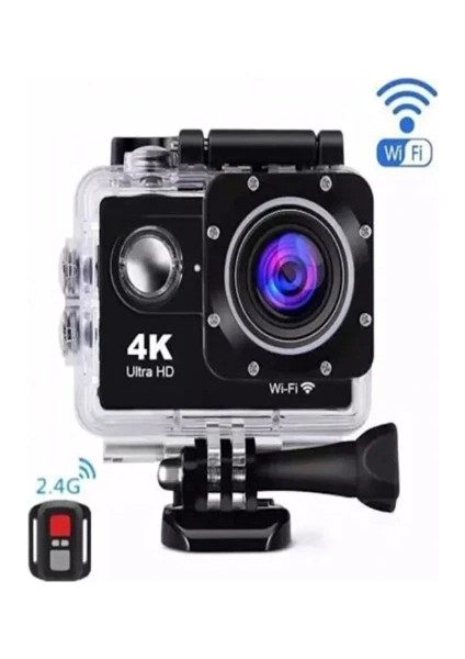 Kumandalı 4K Wi-Fi Aksiyon Kamerası ( Lisinya ) indirimleri