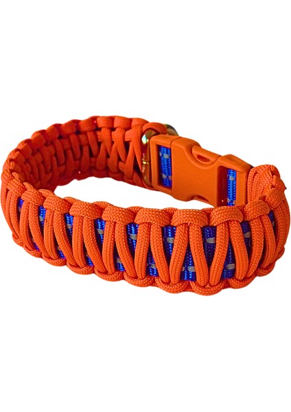 Zen Dog Paracord Örgü Dayanıklı Köpek Boyun Tasması – El Yapımı Güçlü Örgü Tasarım (Turuncu)-34 cm fiyatları