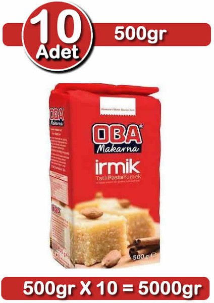 Tatlılık Irmik 500 G x 10 Adet | Helvalık – Şekerparelik
