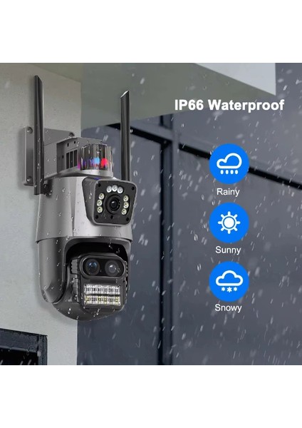 3 Lens Wi-Fi Güvenlik Kamerası ( Lisinya ) fiyatları