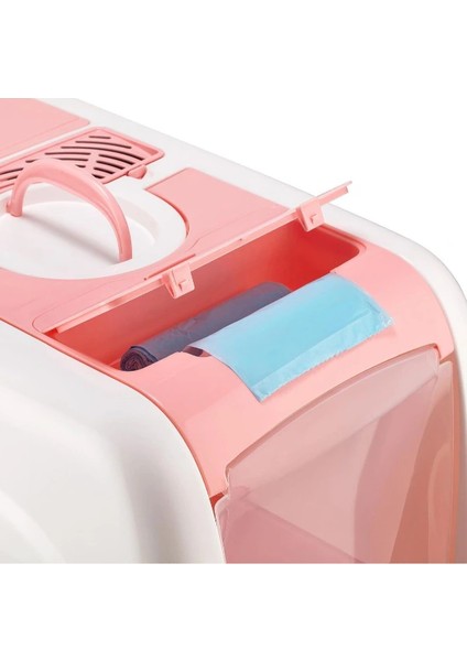 Mikopet Büyük Kapalı Kedi Tuvaleti Mor ( Lisinya ) modelleri