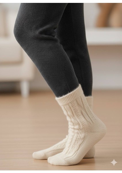 2' Çift Kadın Yün Kışlık Çorap fiyatları