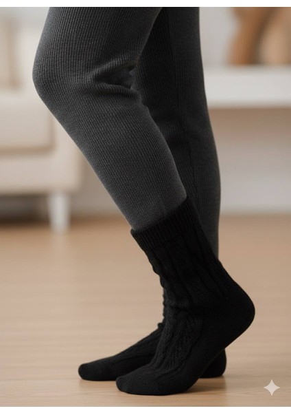 2' Çift Kadın Yün Kışlık Çorap modelleri