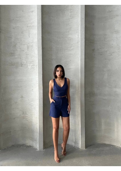 Şortlu Keten Takım S255014 fiyatları