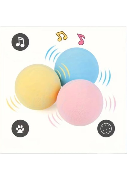 Kedi Otlu 3 Sesli Interaktif Top Kedi Oyuncağı ( Lisinya ) fırsatları