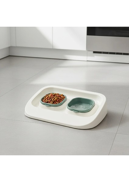 Mikopet Yeşil 2'si 1 Arada Mama ve Su Kabı ( Lisinya ) fırsatları