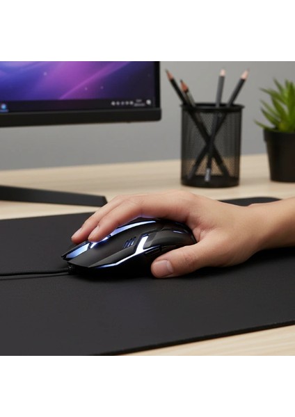 USB Kablolu Işıklı 3D Optik Mouse ( Lisinya ) fiyatları