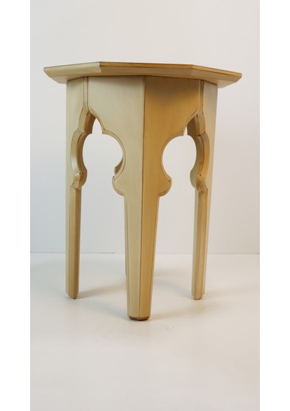 Osmanlı Tarzı Dekoratif 4 Ayaklı Sekizgen Zigon Modern Yan Sehpa fiyatları