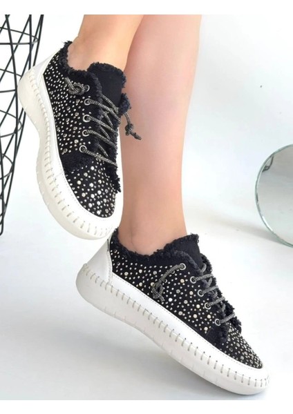 Guji Siyah Kot Bağcıklı Spor Ayakkabı fırsatları