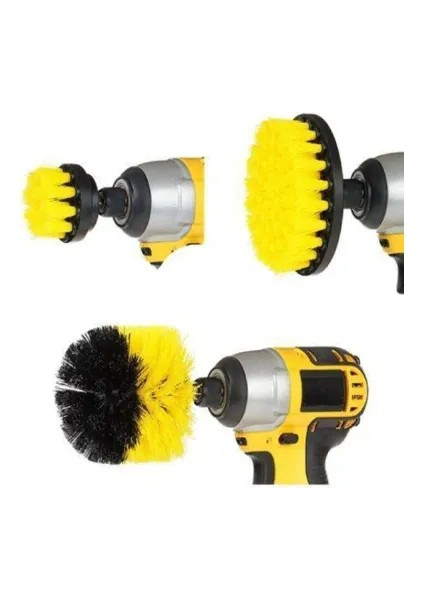 Matkap Ucuna Takılan Temizlik Fırça Seti ( Lisinya )