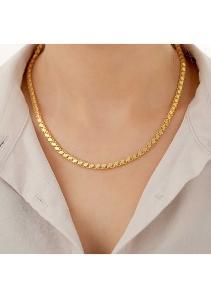 Gümüş Gold Pullu Arpa Zincir fiyatları