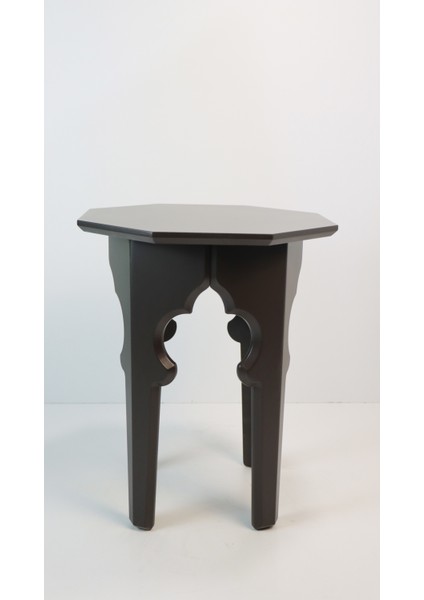 Osmanlı Tarzı Dekoratif 4 Ayaklı Sekizgen Zigon Modern Yan Sehpa