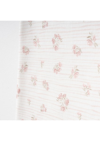 Fırfırlı Çiçek Desenli Kendinden Eldivenli Bebek Tulum Takım modelleri