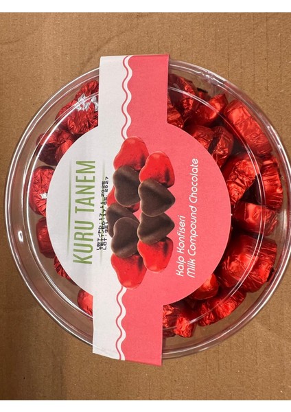 Sevgileler Günü, Yılbaşı, Kalp Konfiseri Sütlü Çikolata 250 gr x 1 Adet fiyatları