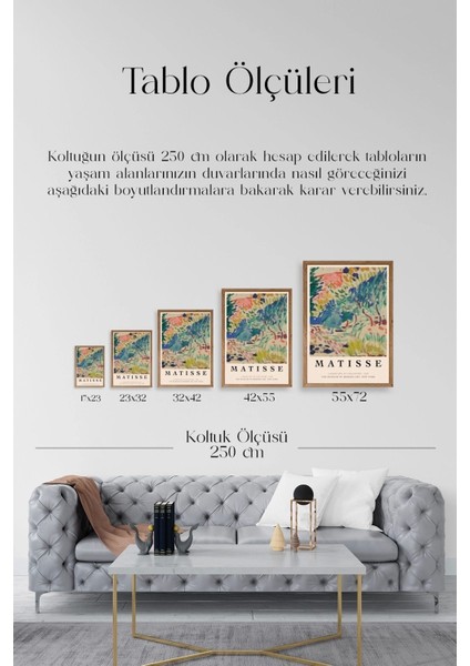 Matisse Ahşap Çerçeveli Tablo indirimleri