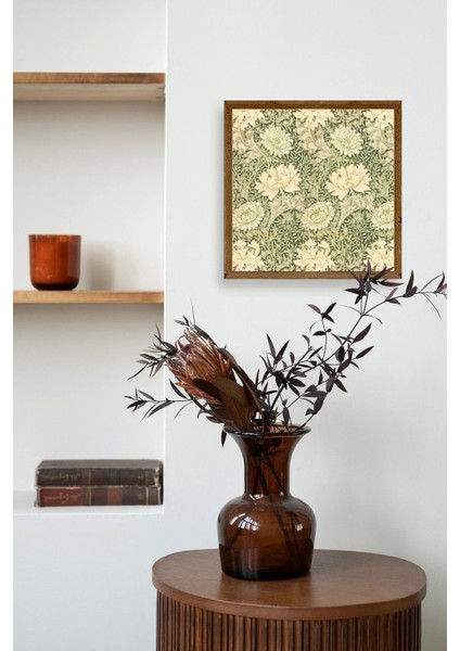 Çiçek Ahşap Çerçeveli Tablo modelleri