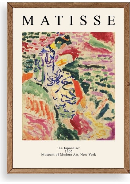 Henri Matisse Ahşap Çerçeveli Tablo