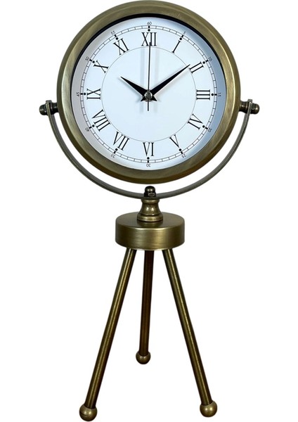 Zentime Eskitme Vintage Üç Ayaklı Masa Saati fiyatları