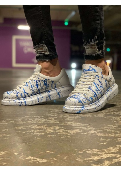 CH254 - Cbt Pittura Erkek Ayakkabı 416 Mavı Püskürtme fiyatları