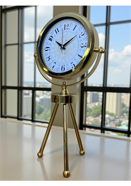 Zentime Gold Lüks Üç Ayaklı Masa Saati modelleri