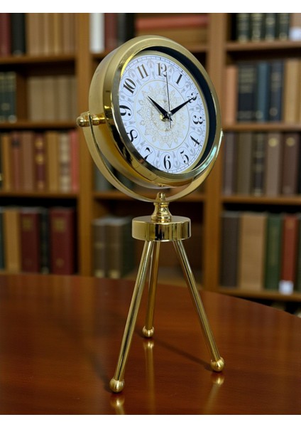 Zentime Gold Lüks Üç Ayaklı Masa Saati fırsatları