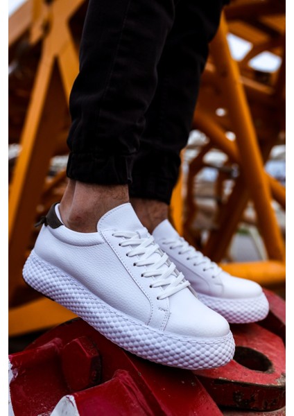 CH107 - Cbt Felibord Erkek Ayakkabı Beyaz / Hakı modelleri