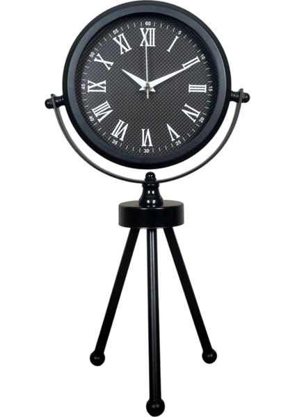 Zentime Siyah Zarif Üç Ayaklı Masa Saati fiyatları