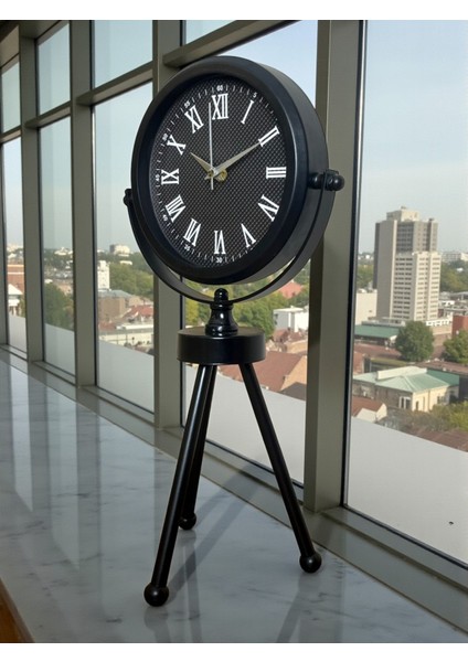 Zentime Siyah Zarif Üç Ayaklı Masa Saati fırsatları