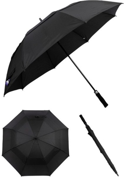 Yüksek Kaliteli Fiber Protokol Baston Şemsiye 150CM Kılıflı