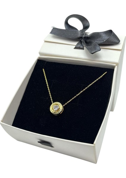 925 Ayar Gümüş Kalp Taşlı Çharm Kolye Kadın modelleri