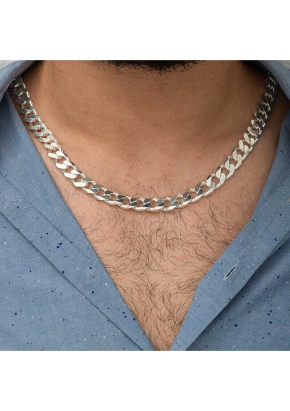 Gümüş Gurmet Zincir Erkek Kolye