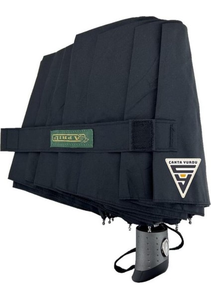 A-216G 10 Telli A1 Tam Otomatik Şemsiye Siyah