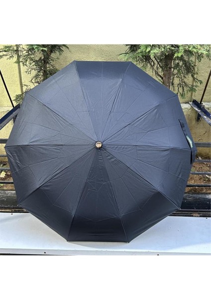 A-216G 10 Telli A1 Tam Otomatik Şemsiye Siyah