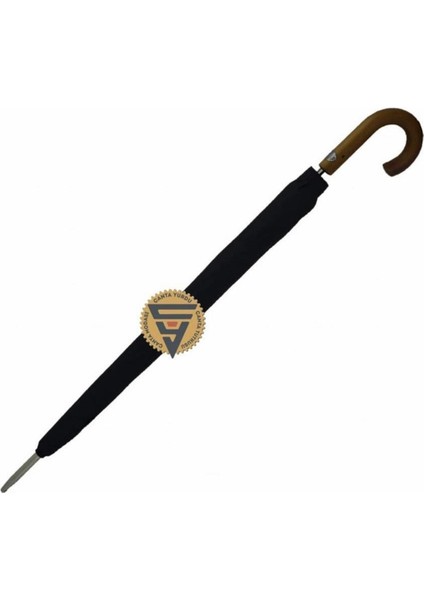 A241G Premium Baston Şemsiye Siyah 105 cm