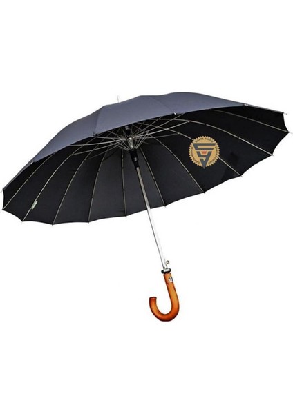 A241G Premium Baston Şemsiye Siyah 105 cm