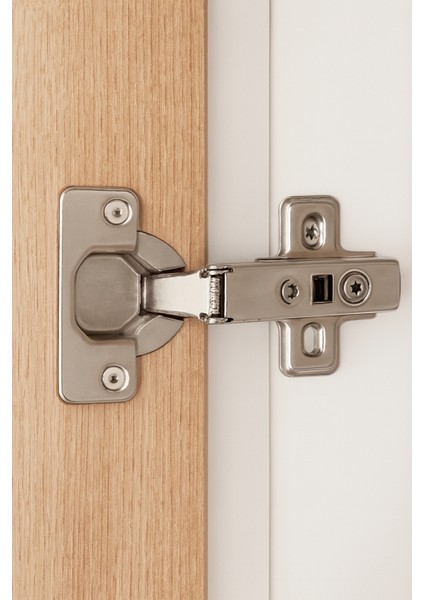 Frenli Pistonlu Düz Mobilya Mutfak Dolap Kapağı Menteşesi (4 Adet) fırsatları