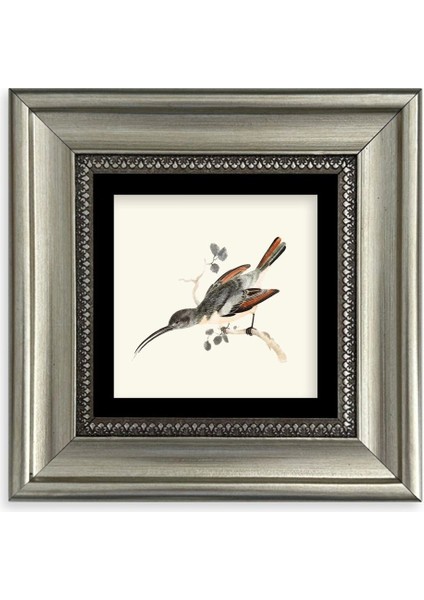 Uzun Gaga Çerçeveli Taş Tablo