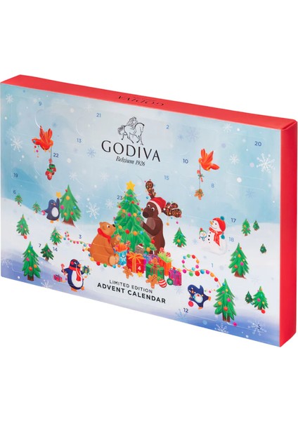 Godıva Yeni Yıl Advent Calendar, 24 Adet Pralin