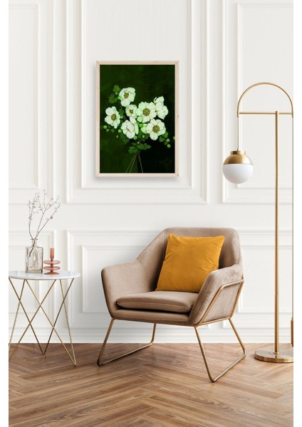 Çiçekler Ahşap Çerçeveli Tablo fiyatları