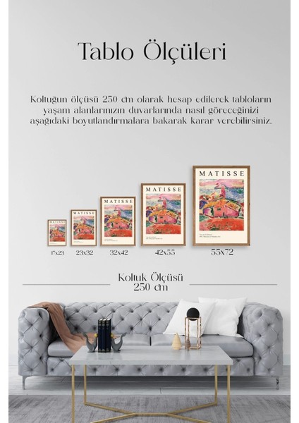 Henri Matisse Ahşap Çerçeveli Tablo indirimleri