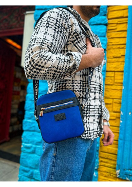 CH102 - Stealht Kare Erkek Çanta Sıyah/mavı fiyatları