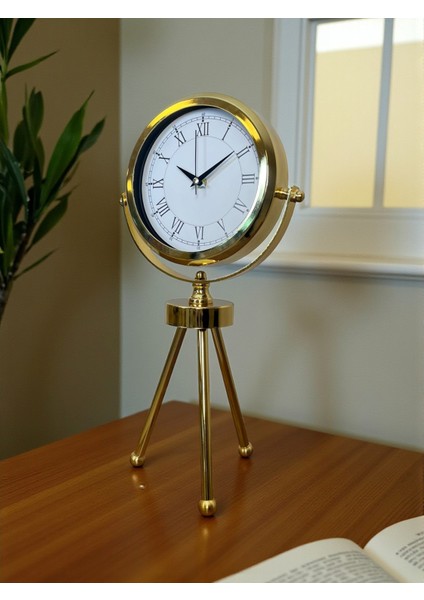 Zentime Gold Lüks Üç Ayaklı Masa Saati fırsatları