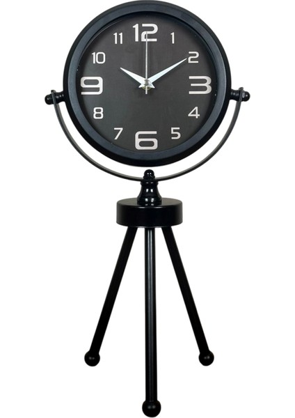 Zentime Siyah Zarif Üç Ayaklı Masa Saati fiyatları