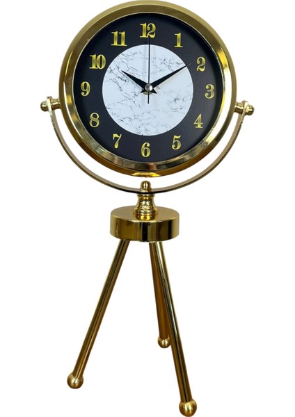 Zentime Gold Lüks Üç Ayaklı Masa Saati fiyatları