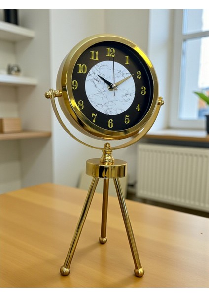 Zentime Gold Lüks Üç Ayaklı Masa Saati fırsatları