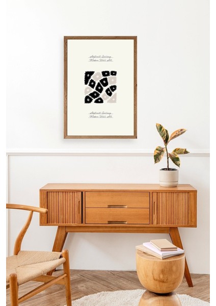 Çiçek Ahşap Çerçeveli Tablo modelleri