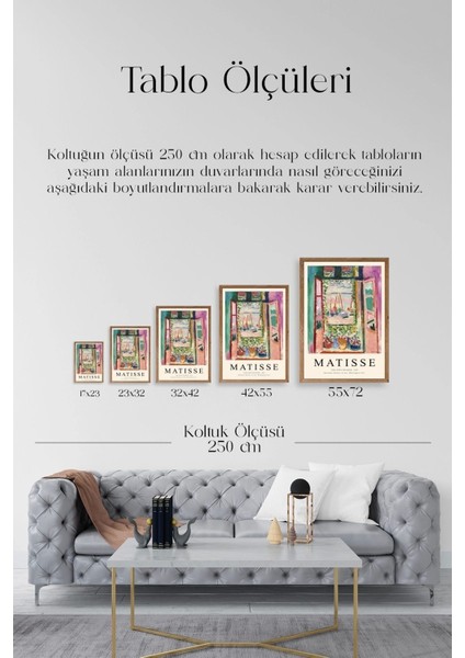 Matisse Ahşap Çerçeveli Tablo indirimleri