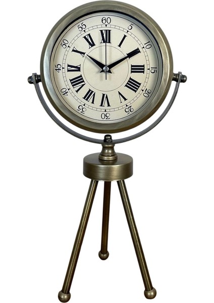 Zentime Eskitme Vintage Üç Ayaklı Masa Saati fiyatları