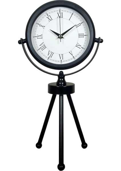 Zentime Siyah Zarif Üç Ayaklı Masa Saati fiyatları