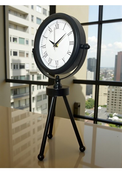 Zentime Siyah Zarif Üç Ayaklı Masa Saati fırsatları